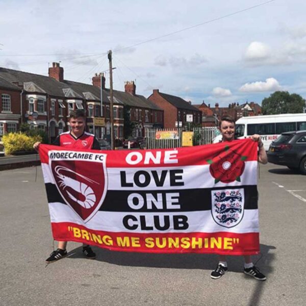 Custom Football Flag FREE Shipping to the UK Design Online