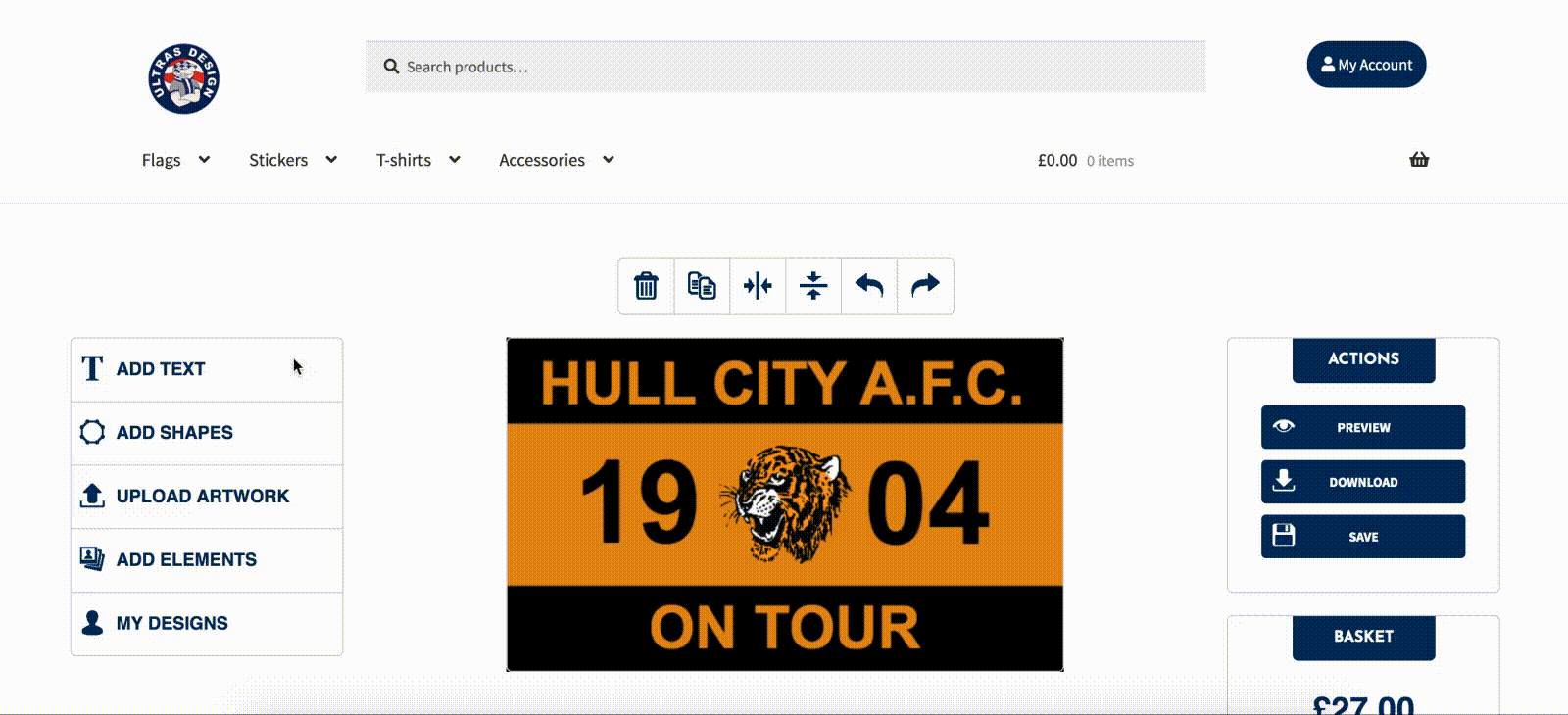 How to Add Club Badge and Ultras Elements to Personalised Stickers