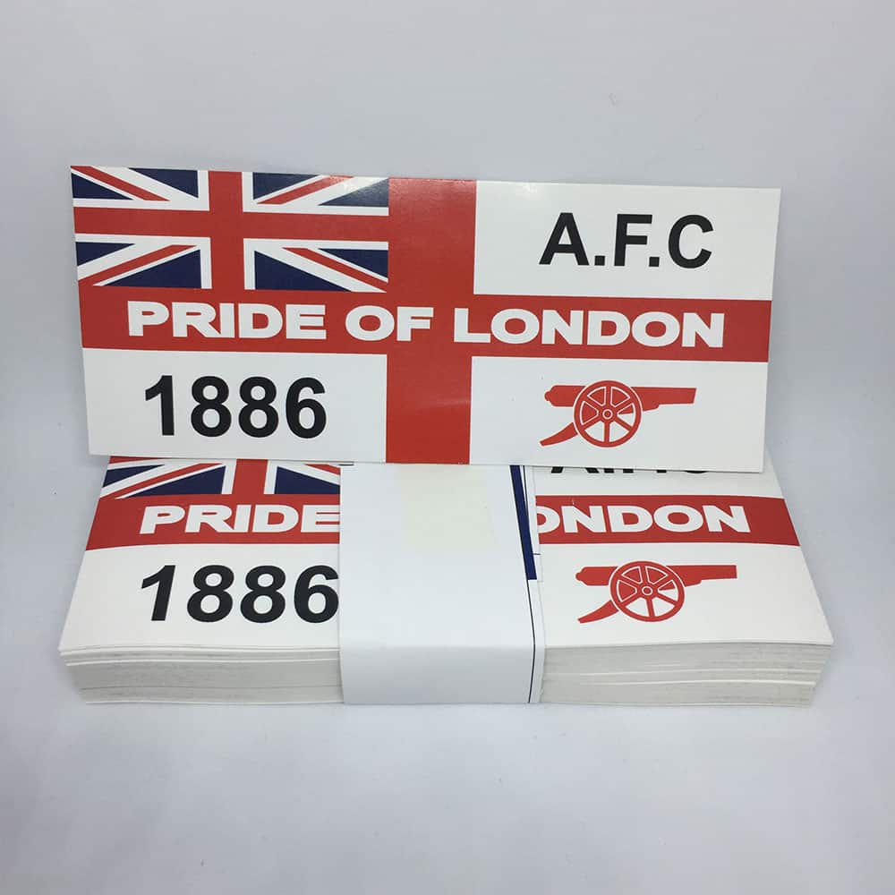 Pride of London 1886: Arsenal FC Stickers - Ultras Design