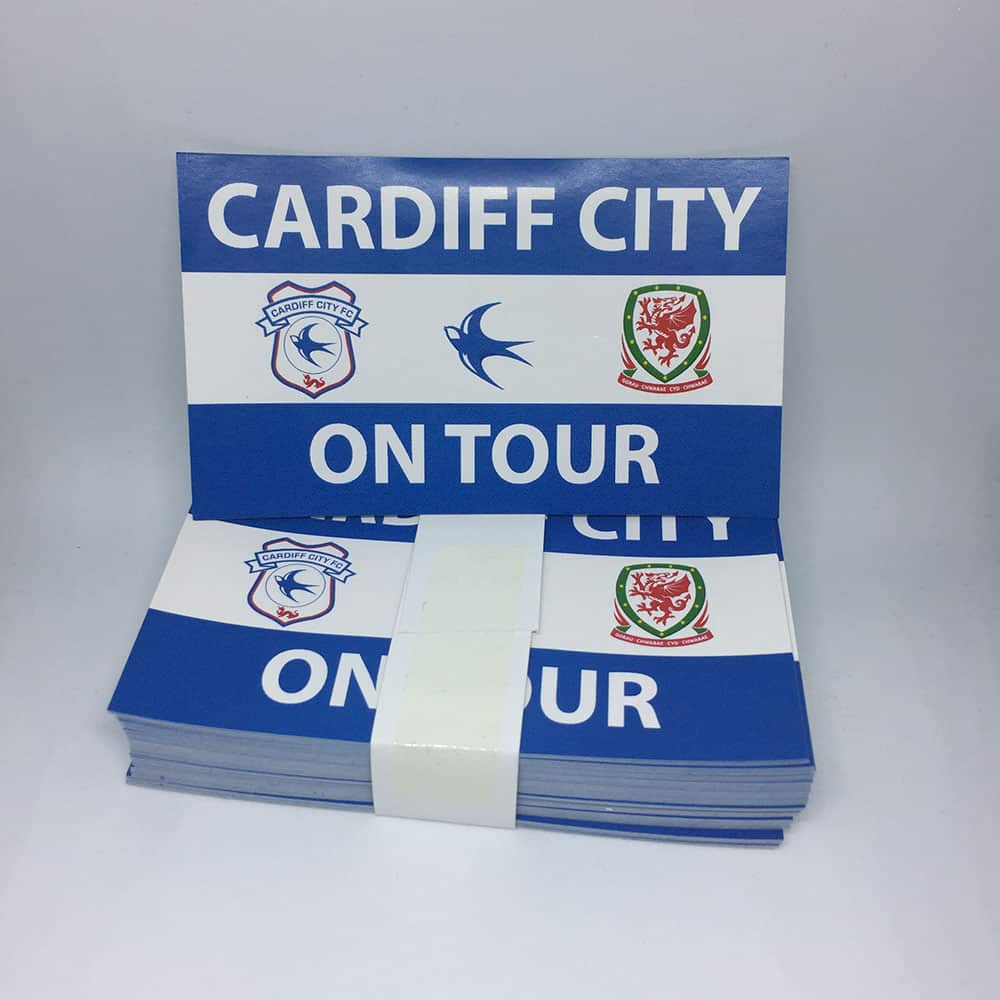 Cardiff City on Tour: Cardiff City FC Stickers | Ultras Design