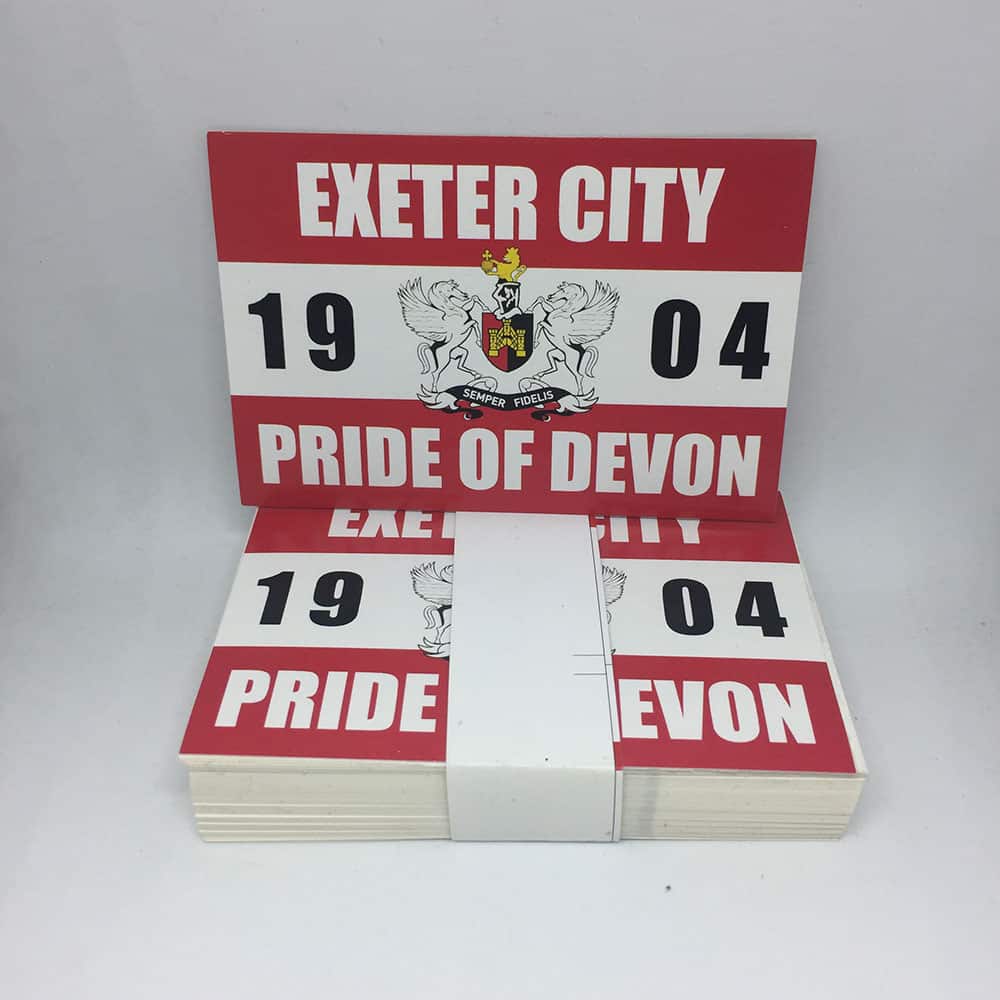 Pride Of Devon Exeter City Fc Stickers Ultras Design