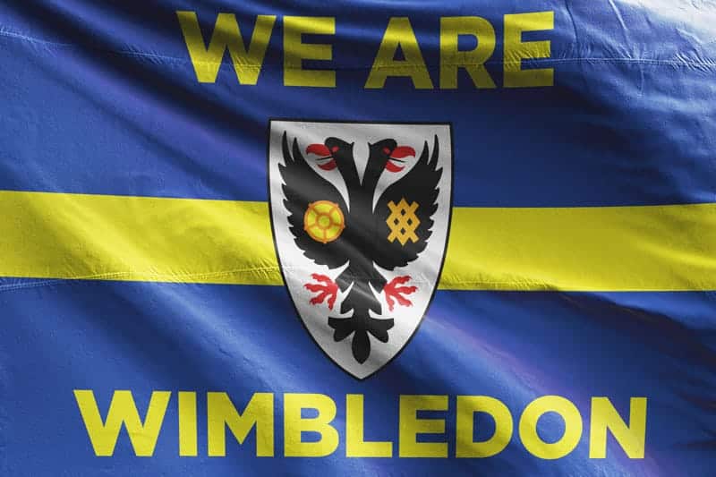 We Are Wimbledon: Wimbledon AFC Flag | Unofficial and ...