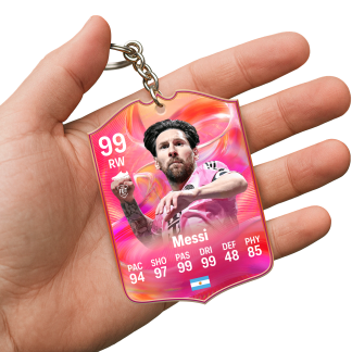 MESSI ACRYLIC KEYRING