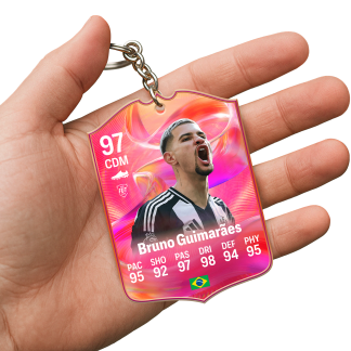 BRUNO G ACRYLIC KEYRING