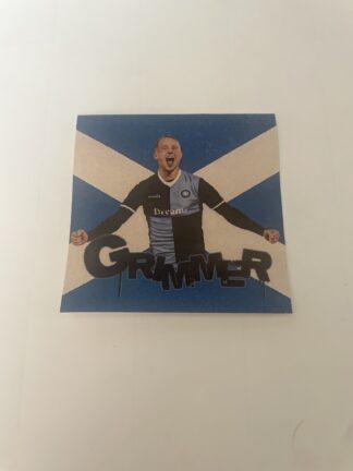 8cm x 8cm - Wycombe Supporters Group 1887 - Grimmer Sticker