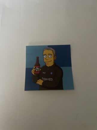 8cm x 8cm - Wycombe Supporters Group 1887 - Duff Ball Sticker