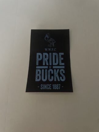 10cm x 6cm Wycombe Supporters Group 1887 - Pride of Bucks Stickers 1