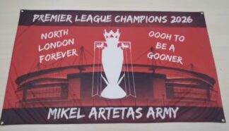 Premier League Winners Flag - 5ft x 3ft