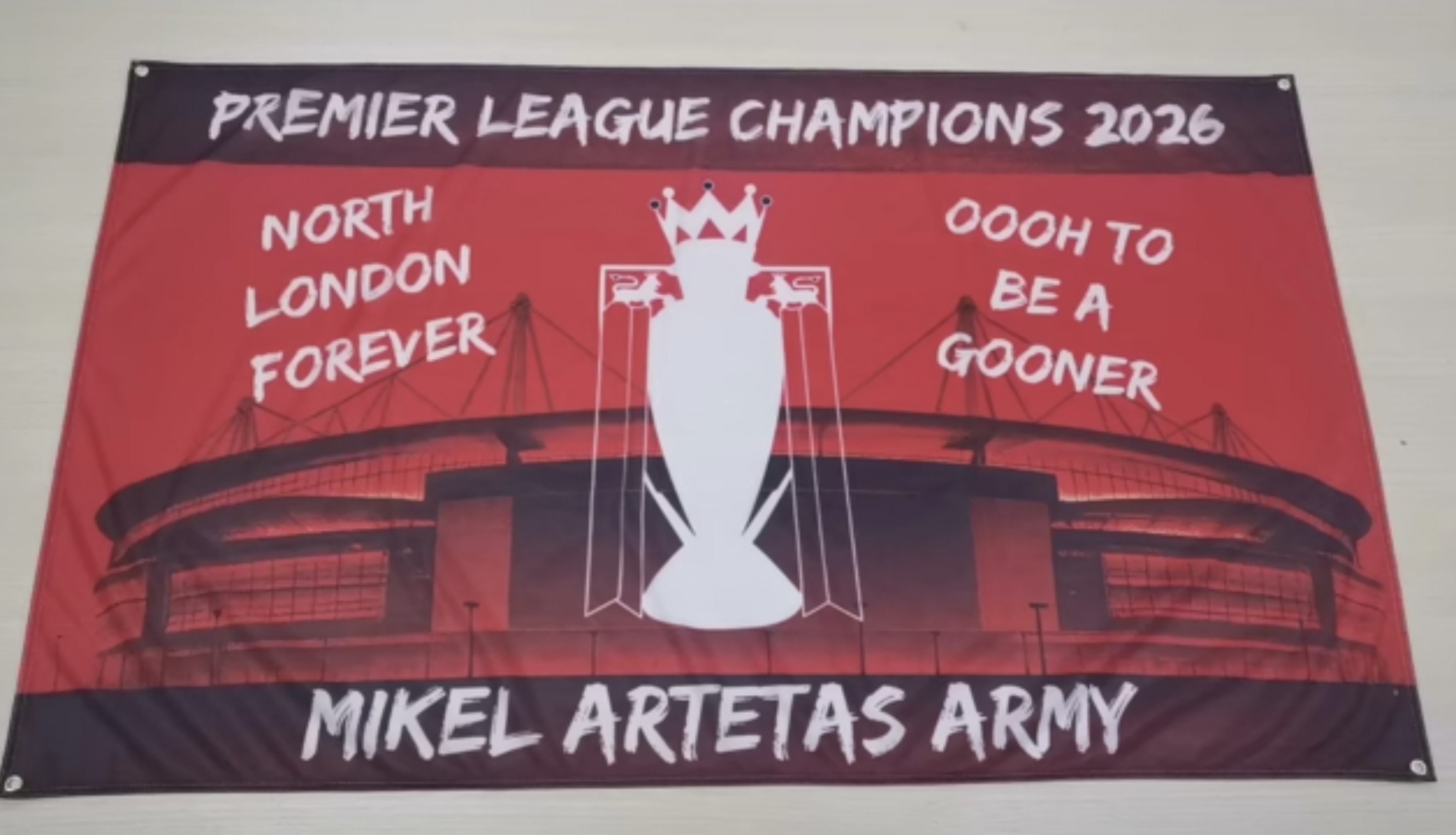 Premier League Winners Flag - 5ft x 3ft