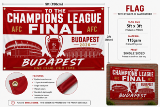 Champions League final Flag 2026 - 5ft x 3ft