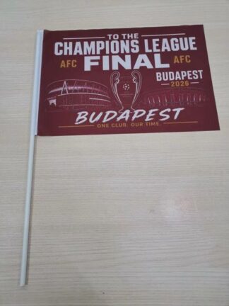 Champions League final Flag 2026 - A4 Handwaving Flag (Pack of 5)