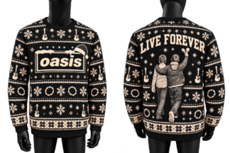 Oasis Inspired 'Live Forever' Christmas Jumper